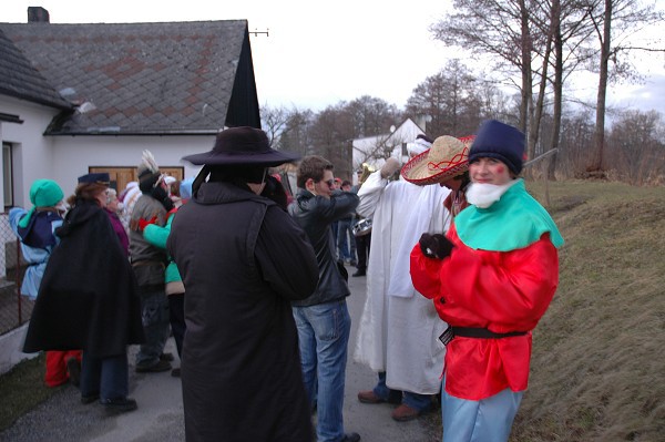 Masopustní průvod obcí 2008